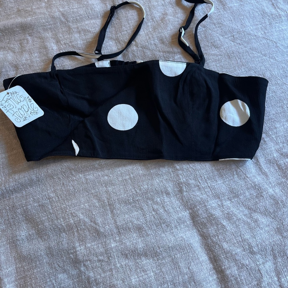 Free people polka dot tank top